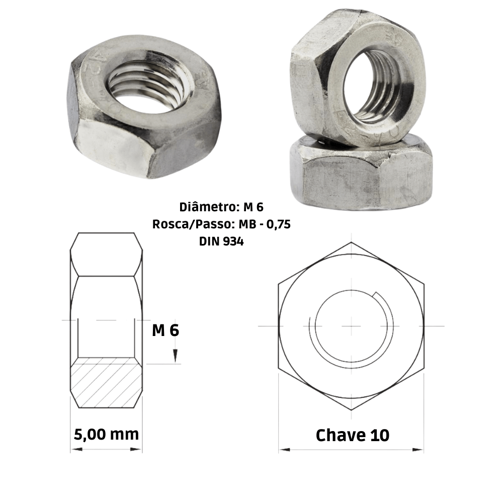 PORCA M6.0 - SEXTAVADA