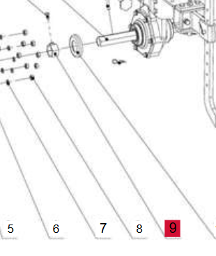TRAVA EIXO BTTD10.0/ 6 MARCHAS
