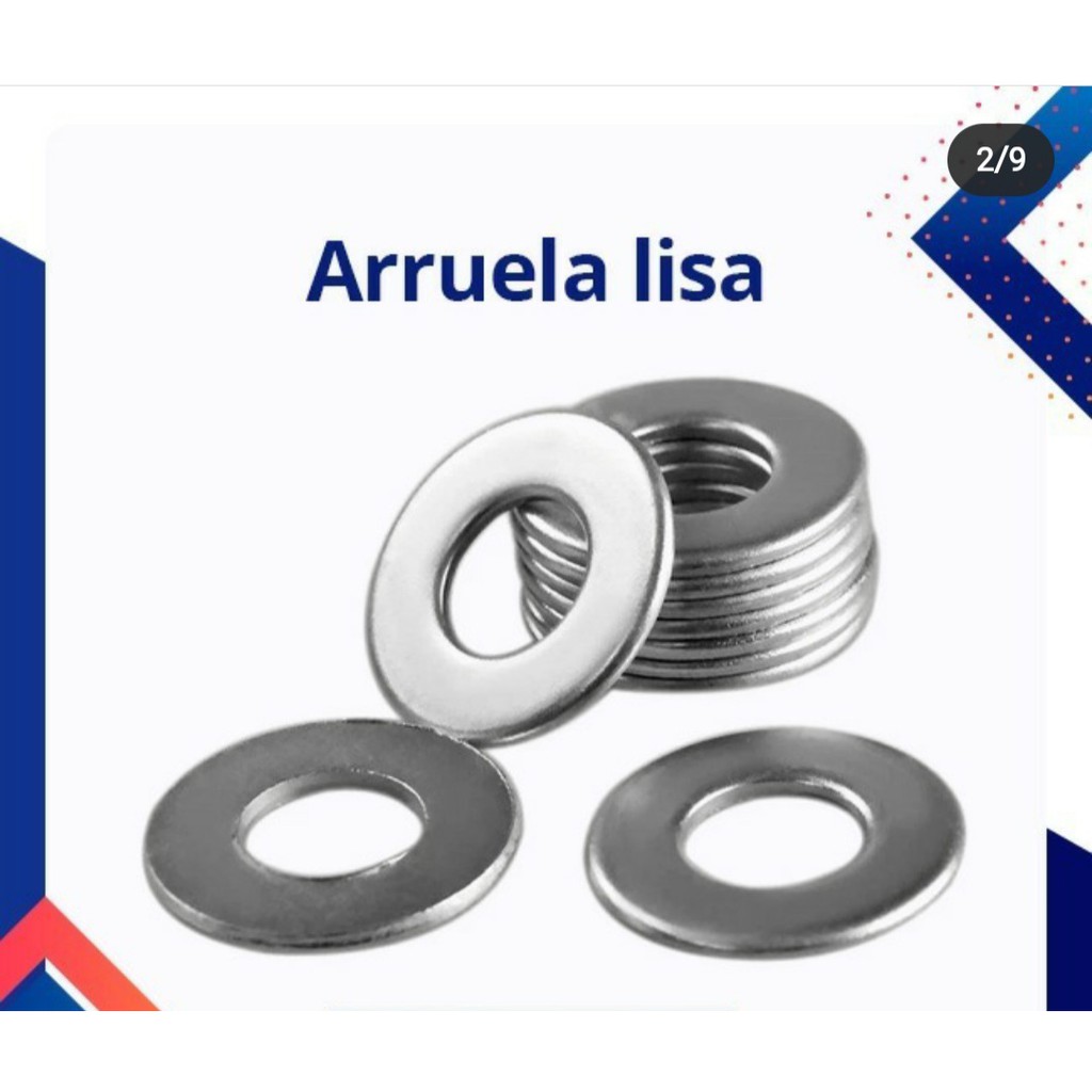 ARRUELA F LISA 1/2 ZI