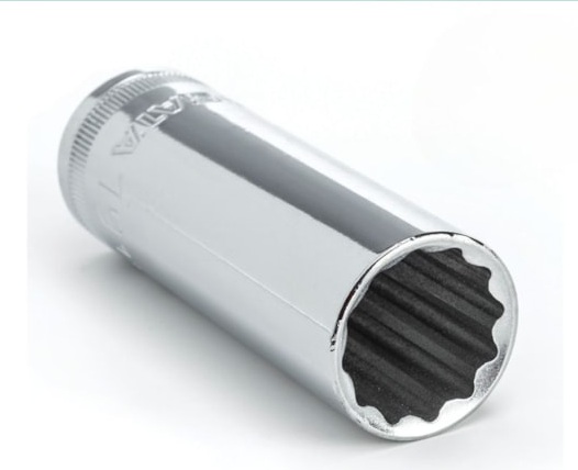 SOQUETE ESTRIADO 1/2” 17MM - SATA