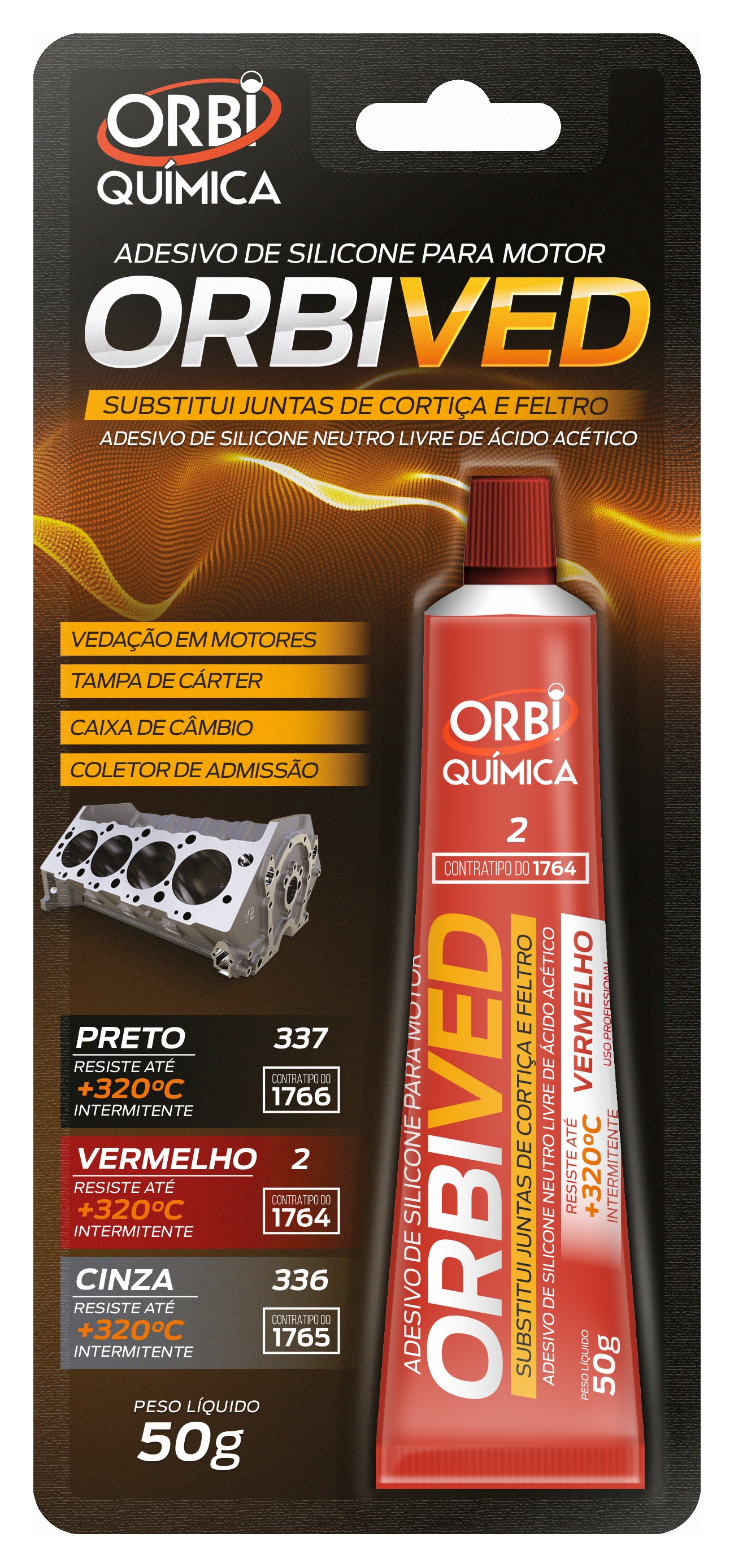 SELANTE VERMELHO 50G