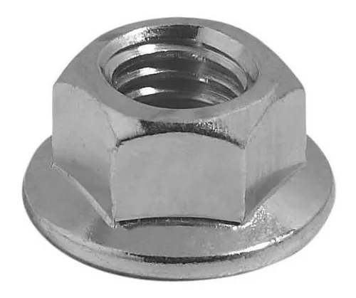 PORCA C/FLANGE 6X1,00 CHAVE 10,0