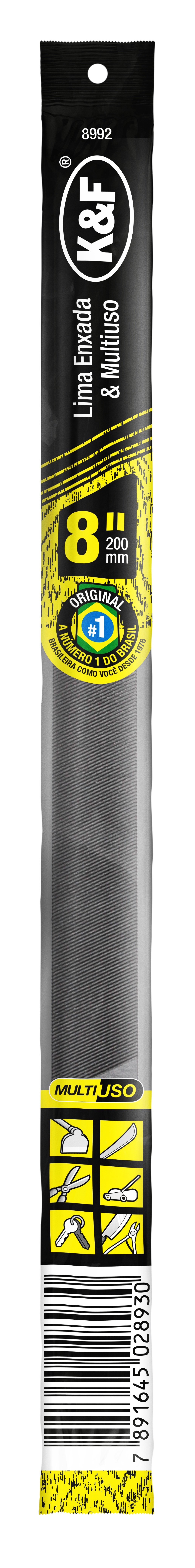 LIMA ENXADA 8” - K&F