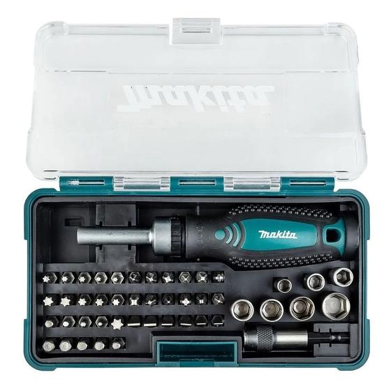 JG  47PCS C/ CHAVE MANUAL E BITS