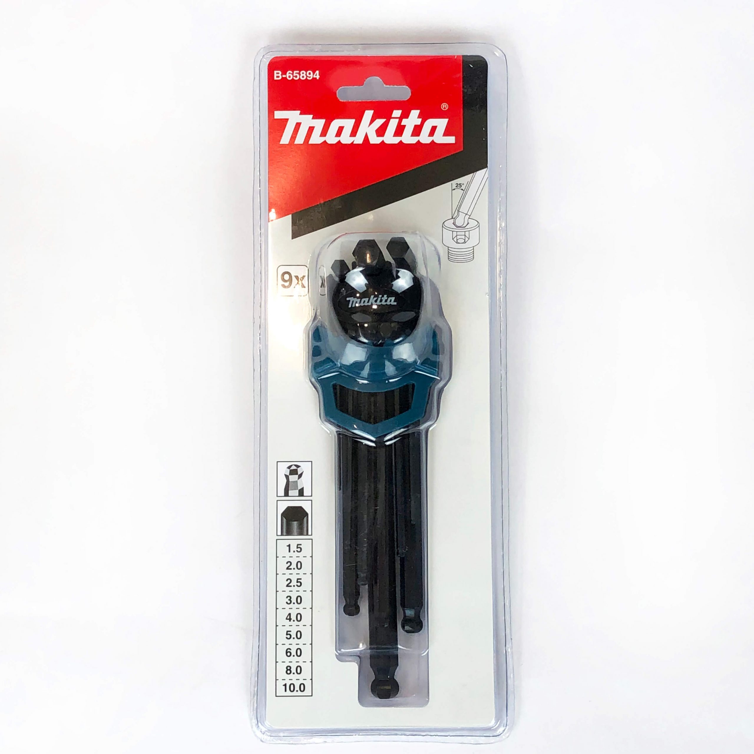 JOGO DE CHAVE HEXAGONAL 9 PECAS