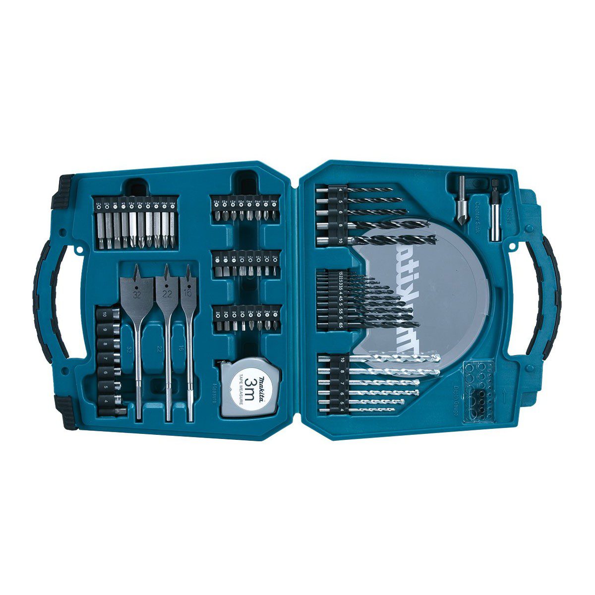 CONJ. BITS E BROCAS 71 PCS MAKITA